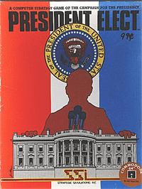 Box cover for President Elect on the Commodore 64.