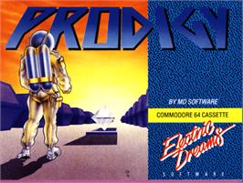 Box cover for Prodigy on the Commodore 64.