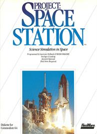 Box cover for Project: Space Station on the Commodore 64.