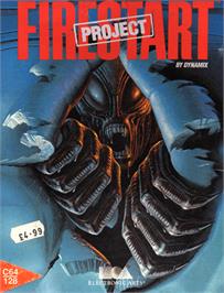 Box cover for Project Firestart on the Commodore 64.