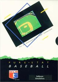 Box cover for Pure-Stat Baseball on the Commodore 64.