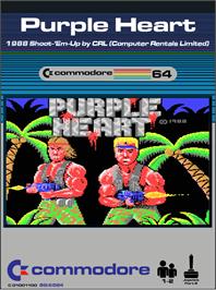 Box cover for Purple Heart on the Commodore 64.