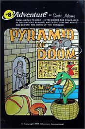 Box cover for Pyramid of Doom on the Commodore 64.
