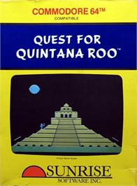 Box cover for Quest for Quintana Roo on the Commodore 64.