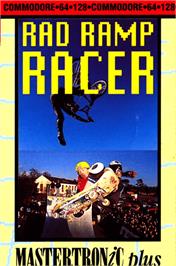Box cover for Rad Ramp Racer on the Commodore 64.