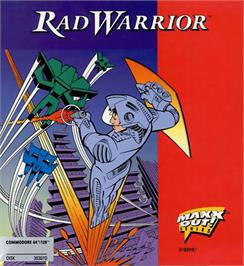 Box cover for Rad Warrior on the Commodore 64.