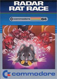 Box cover for Radar Rat Race on the Commodore 64.