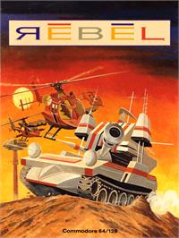 Box cover for Rebel on the Commodore 64.