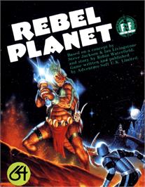 Box cover for Rebel Planet on the Commodore 64.