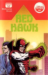 Box cover for Red Hawk on the Commodore 64.