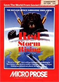 Box cover for Red Storm Rising on the Commodore 64.