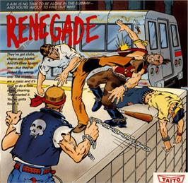Box cover for Renegade on the Commodore 64.