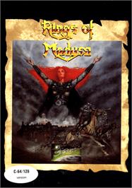 Box cover for Rings of Medusa on the Commodore 64.