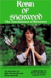 Box cover for Robin of Sherwood: The Touchstones of Rhiannon on the Commodore 64.