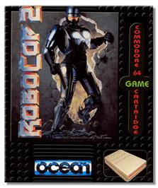 Box cover for RoboCop 2 on the Commodore 64.