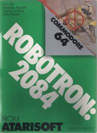 Box cover for Robotron: 2084 on the Commodore 64.