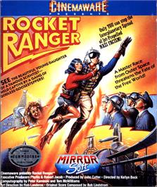 Box cover for Rocket Ranger on the Commodore 64.