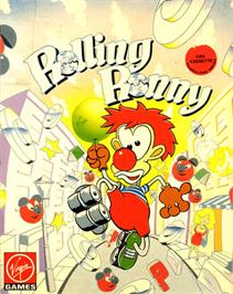 Box cover for Rolling Ronny on the Commodore 64.