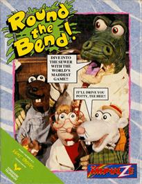 Box cover for Round the Bend! on the Commodore 64.