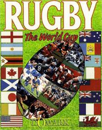 Box cover for Rugby: The World Cup on the Commodore 64.
