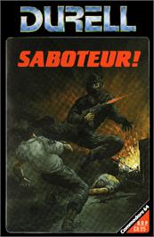 Box cover for Saboteur on the Commodore 64.