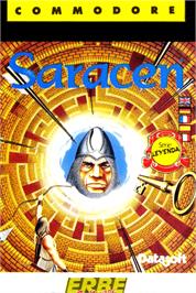 Box cover for Saracen on the Commodore 64.