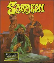Box cover for Sarakon on the Commodore 64.