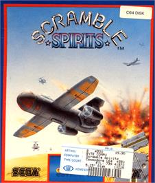 Box cover for Scramble Spirits on the Commodore 64.