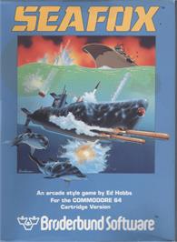 Box cover for Seafox on the Commodore 64.