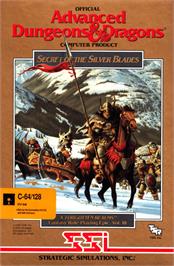 Box cover for Secret of the Silver Blades on the Commodore 64.