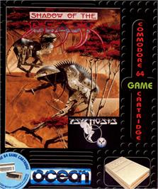 Box cover for Shadow of the Beast on the Commodore 64.