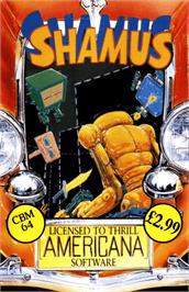 Box cover for Shamus on the Commodore 64.