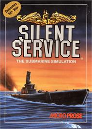 Box cover for Silent Service on the Commodore 64.