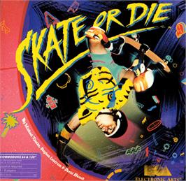 Box cover for Skate or Die on the Commodore 64.