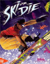 Box cover for Ski or Die on the Commodore 64.