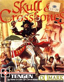 Box cover for Skull & Crossbones on the Commodore 64.