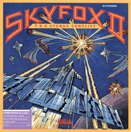 Box cover for Skyfox II: The Cygnus Conflict on the Commodore 64.