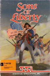 Box cover for Sons of Liberty on the Commodore 64.