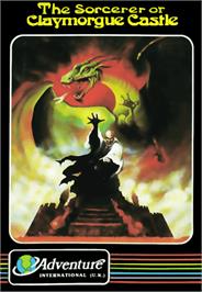 Box cover for Sorcerer of Claymorgue Castle on the Commodore 64.