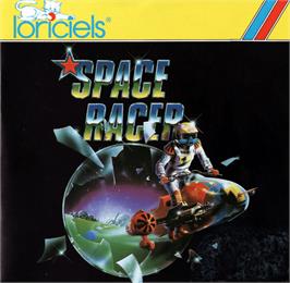 Box cover for Space Racer on the Commodore 64.