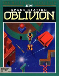 Box cover for Space Station Oblivion on the Commodore 64.