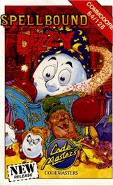 Box cover for Spellbound Dizzy on the Commodore 64.