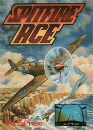 Box cover for Spitfire Ace on the Commodore 64.