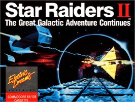 Box cover for Star Raiders II on the Commodore 64.