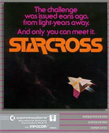 Box cover for Starcross on the Commodore 64.
