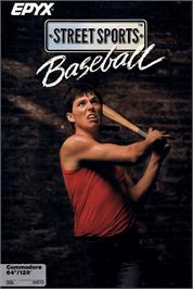 Box cover for Street Sports Baseball on the Commodore 64.