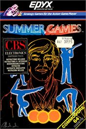 Box cover for Summer Games on the Commodore 64.