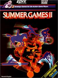 Box cover for Summer Games II on the Commodore 64.