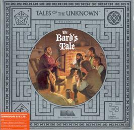 Box cover for Tales of the Unknown, Volume I: The Bard's Tale on the Commodore 64.
