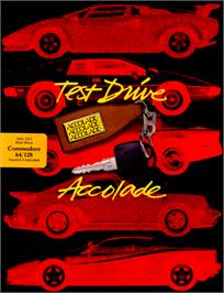 Box cover for Test Drive on the Commodore 64.